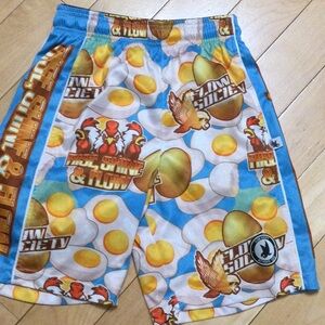 Flow Society Kids Blue Graphic Shorts